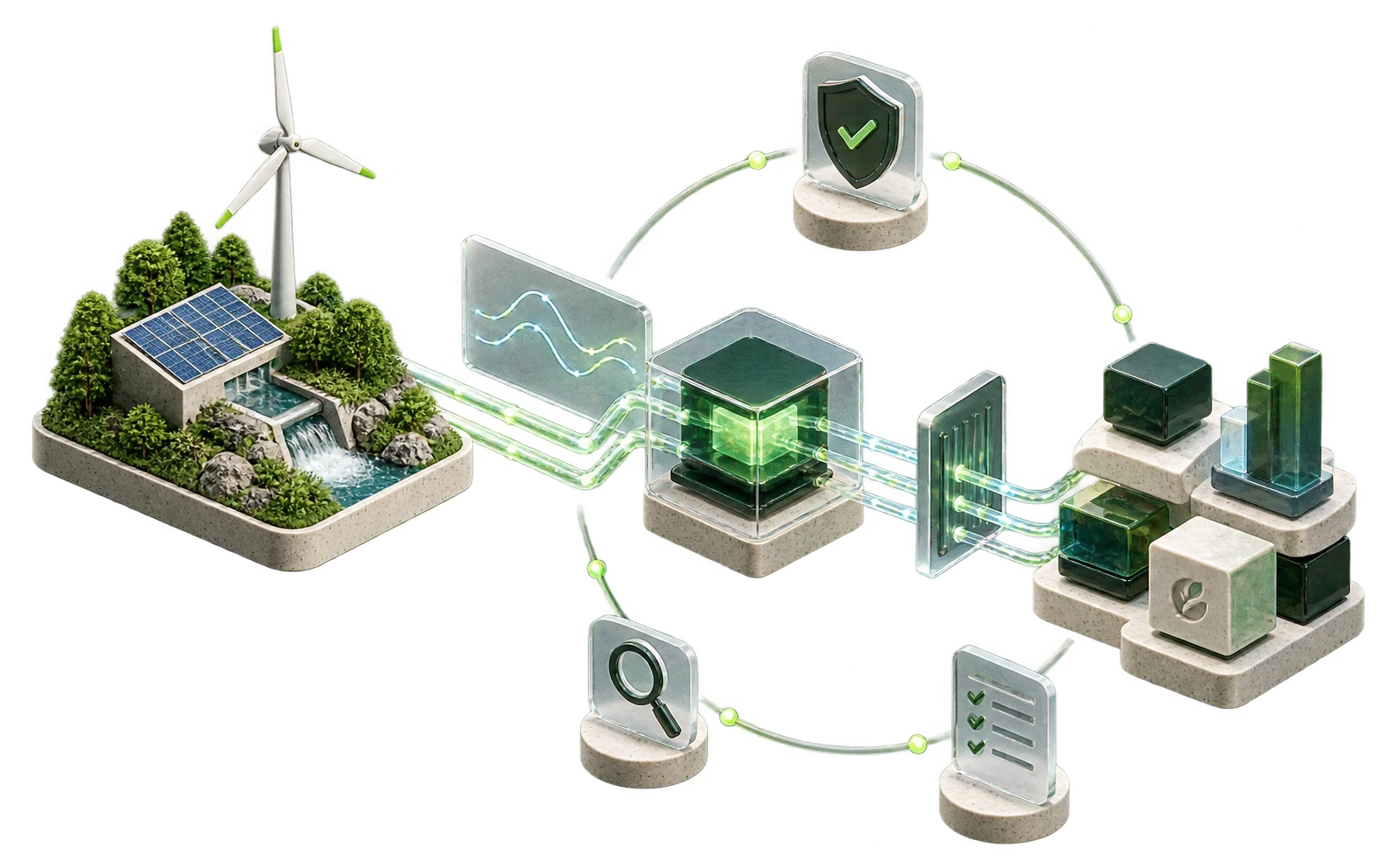 Asset energetico connesso a livelli digitali, verifiche e moduli finanziari sperimentali