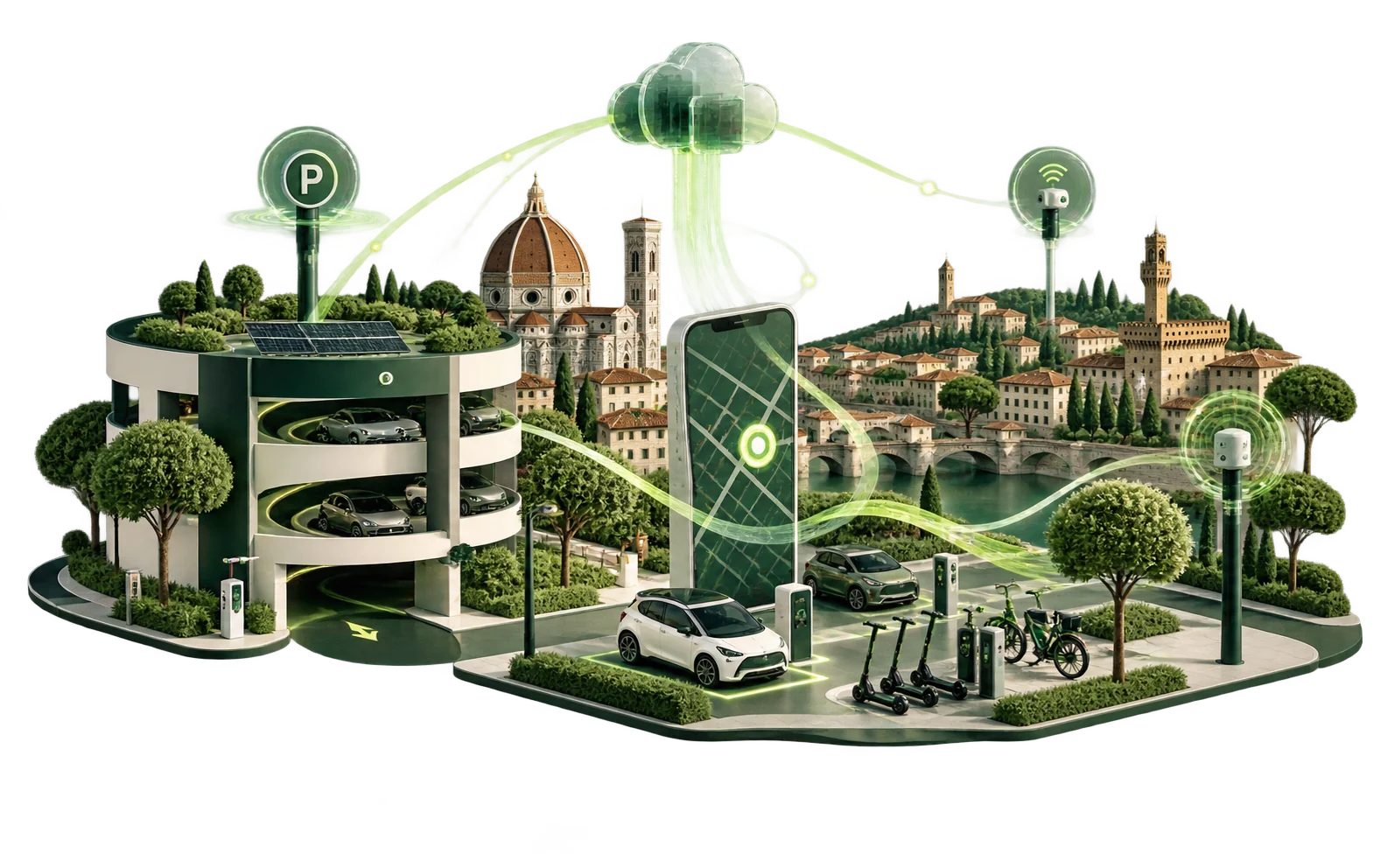 Visuale editoriale per SmartMobility360