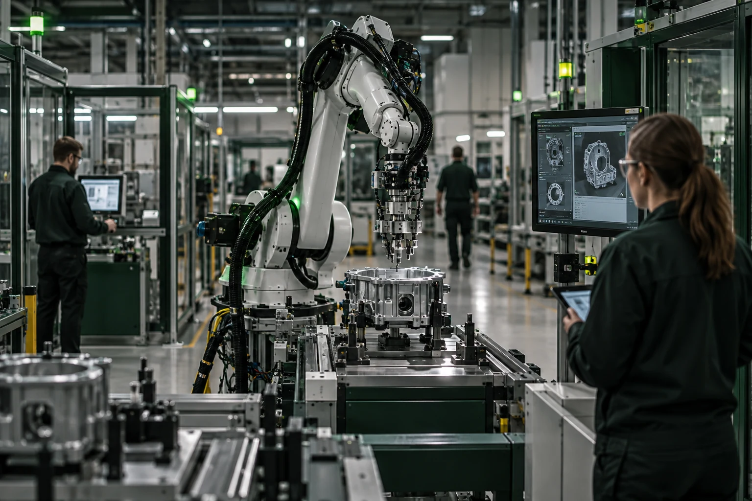Produzione manifatturiera automatizzata e governata dai dati